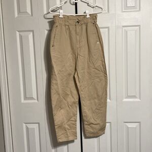 GB cotton blend khaki pants size LARGE girls & woman’s MEDIUM